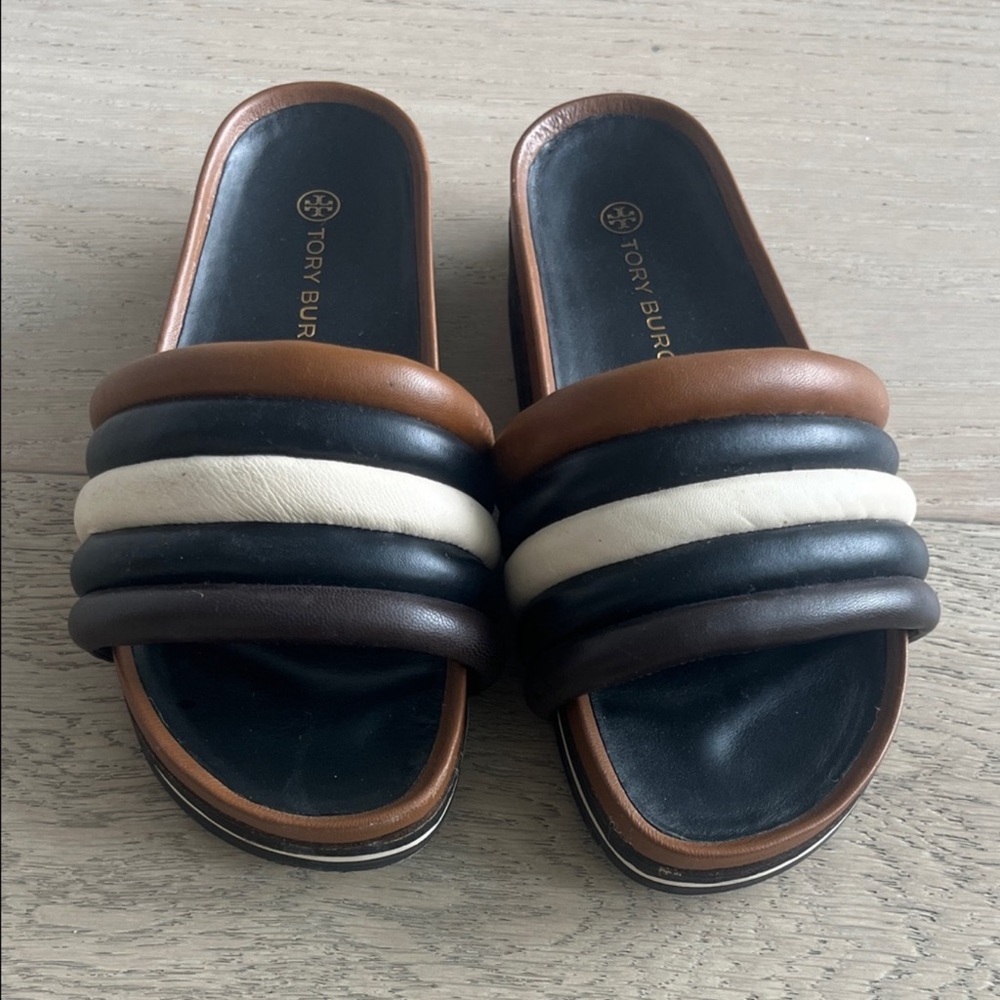 Look new Tory Burch platform slides